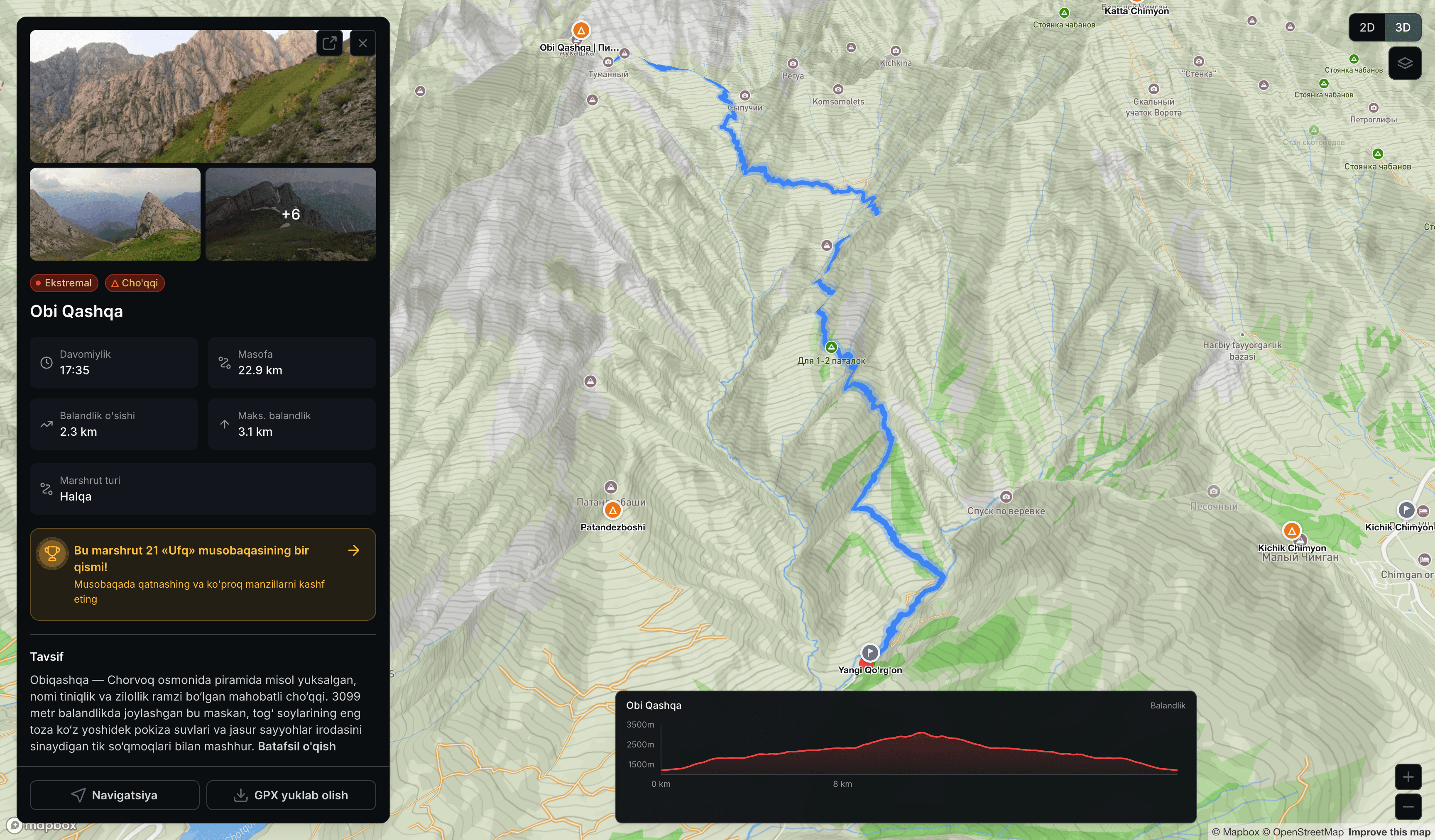 Dashboard mockup showing application interface